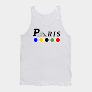 Paris olympique Louvre Tank Top